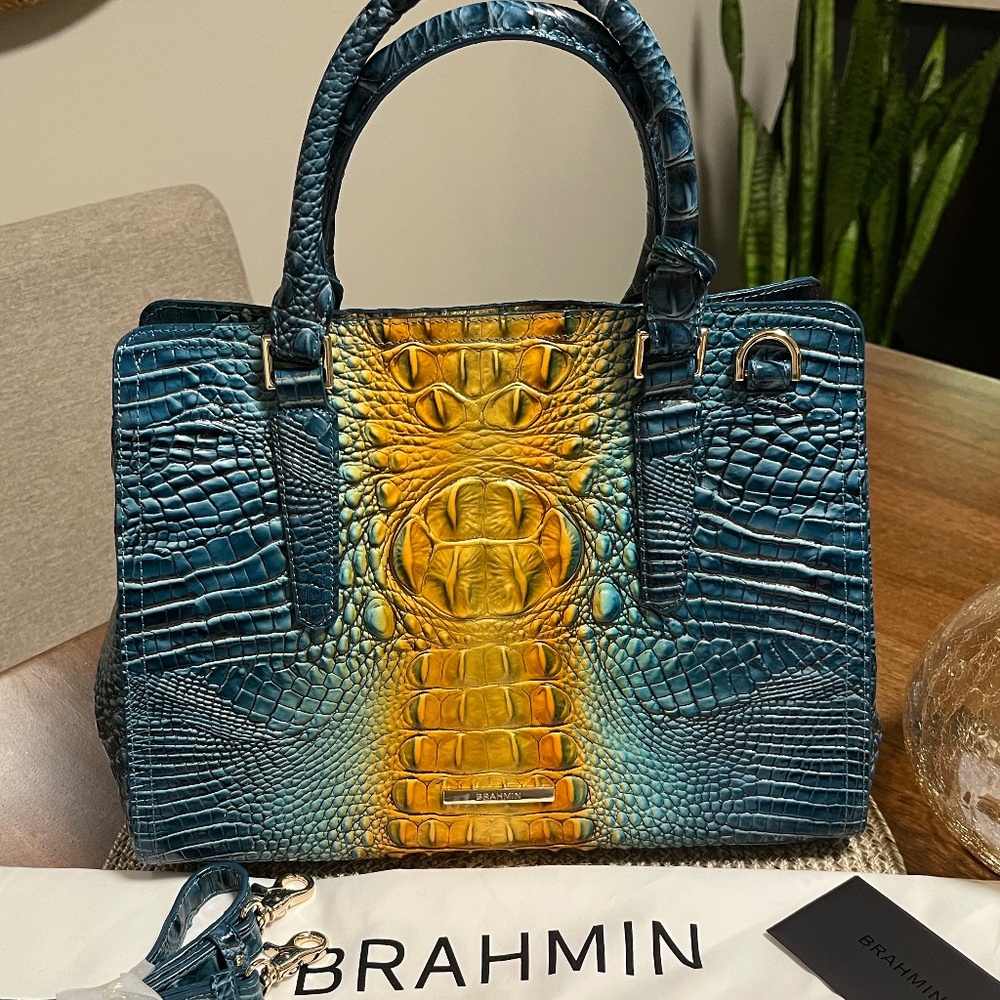 Brahmin Small Finley - Bermuda Ombré Melbourne